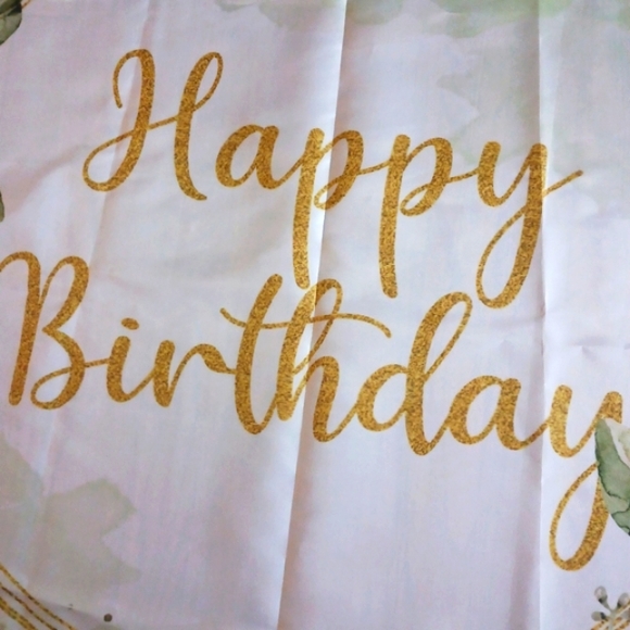 Greenery Eucalyptus Leaves Happy Birthday Party Decor Photo Backdrop Banner - Picture 5 of 11